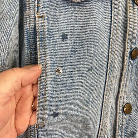Vintage Guess Georges Marciano Denim Trucker Jacket Toddler 3T 80s DIY - Picture 6 of 10